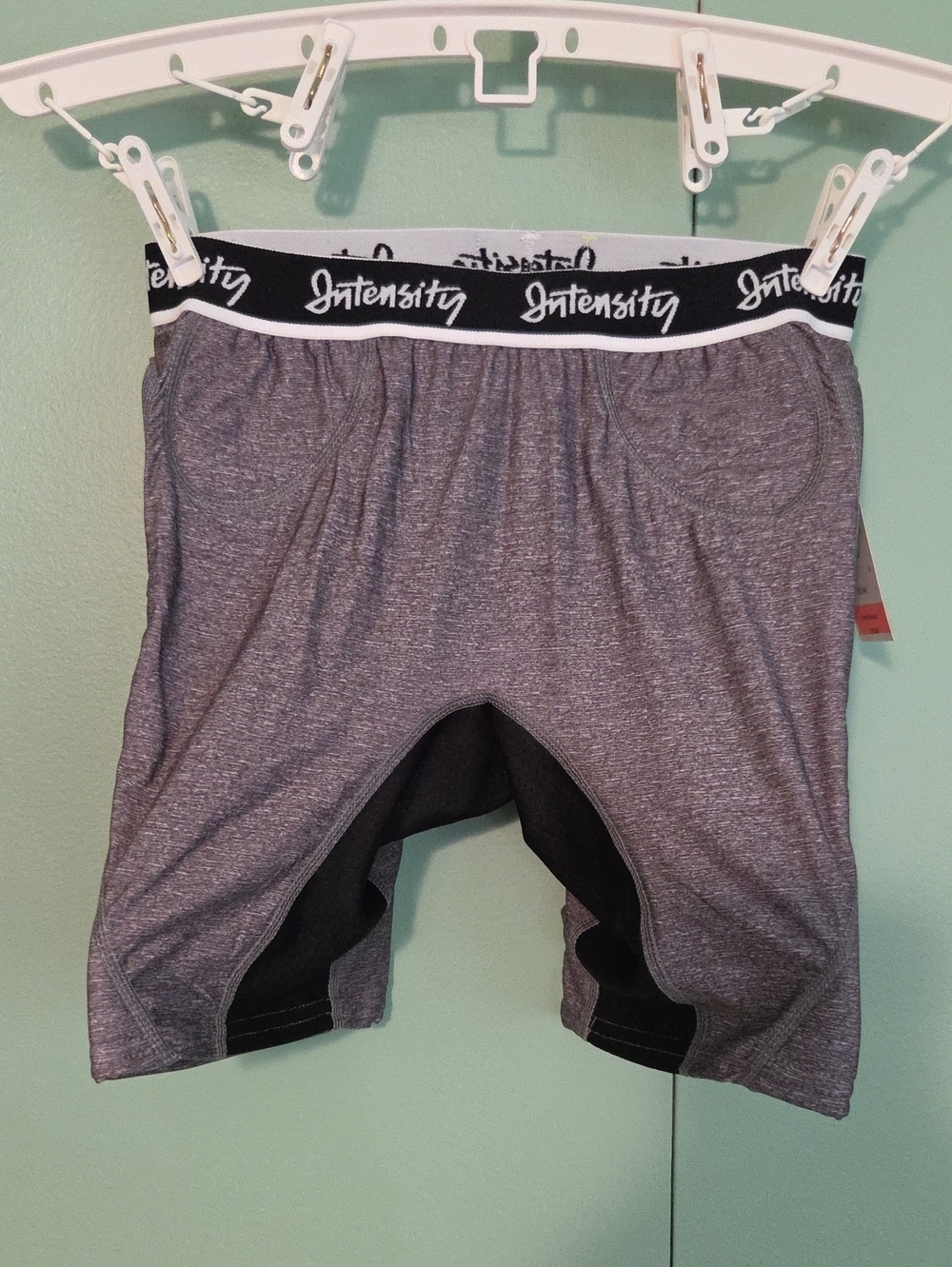 Nwt Intensity Grey Athletic Bike Shorts Size Small